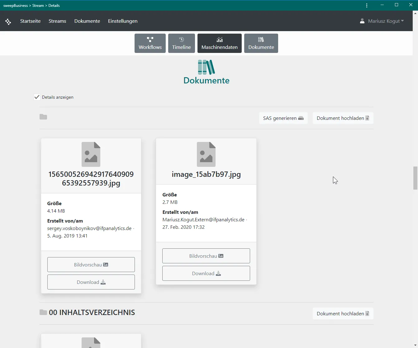 Dokumente und Anlagen